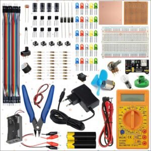 120 Parça TEMEL ELEKTRİK ve ELEKTRONİK Full Eğitim SETİ