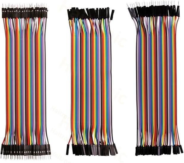 20 cm 120’li Dişi-dişi, Erkek-Erkek, Erkek-Dişi Jumper Kablo Seti